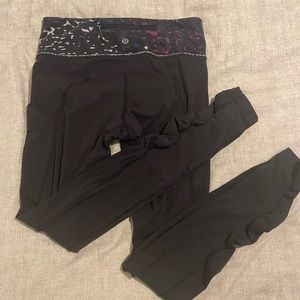Lululemon leggings, black, size 4